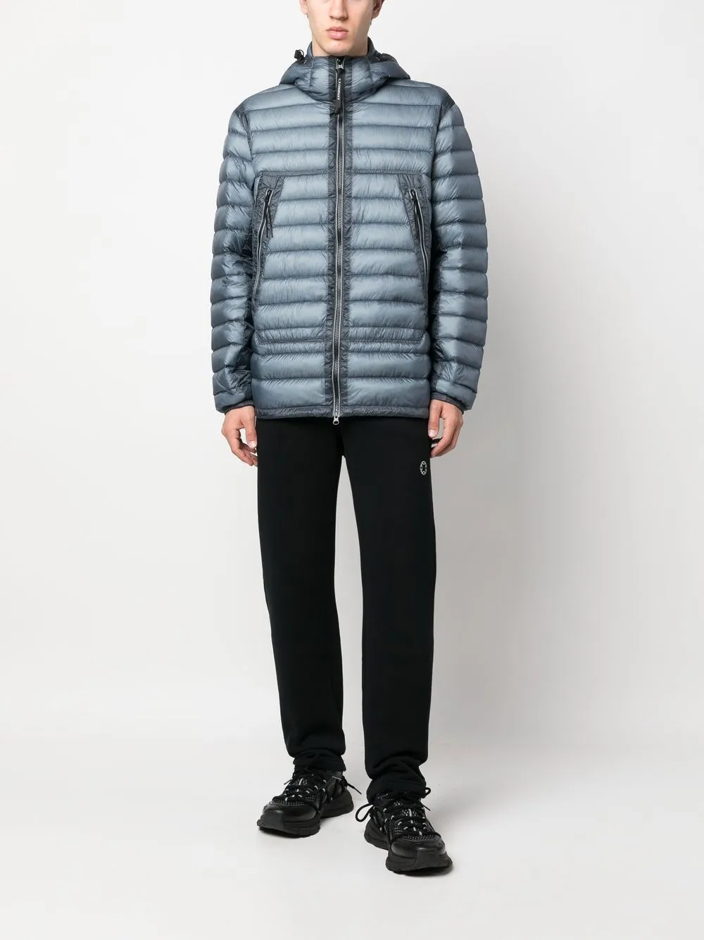 C.P. Company Tweekleurig donsjack - Blauw