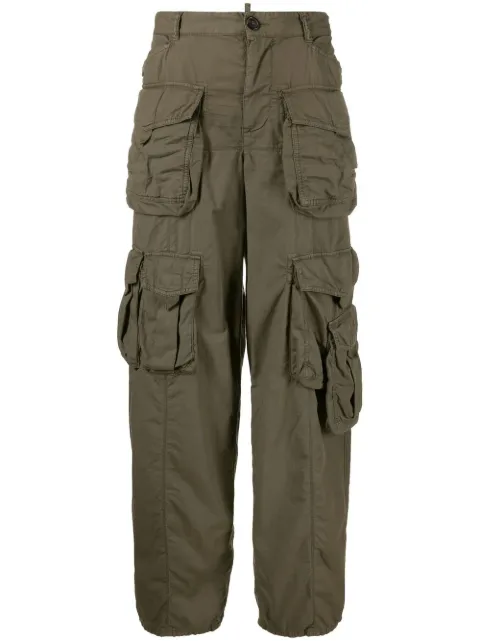 Dsquared2 mid-rise cargo trousers