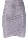 Sabina Musayev ruched mini skirt - Grey