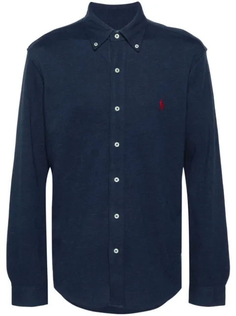 Polo Ralph Lauren camisa con botones y logo bordado
