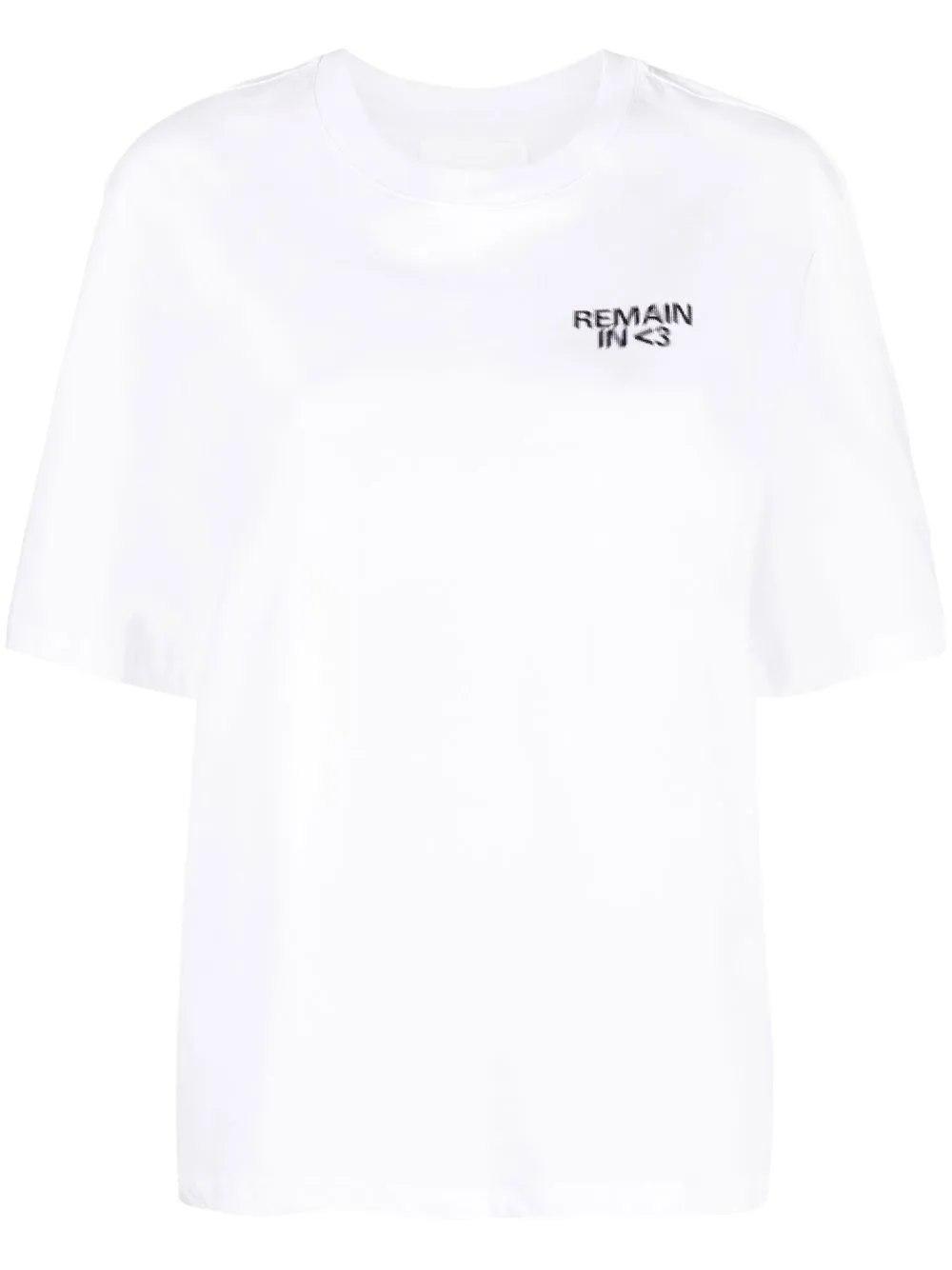 

REMAIN logo-print organic cotton T-shirt - Blanco