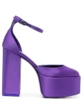 Paris Texas platform 135mm heeled pumps - Purple