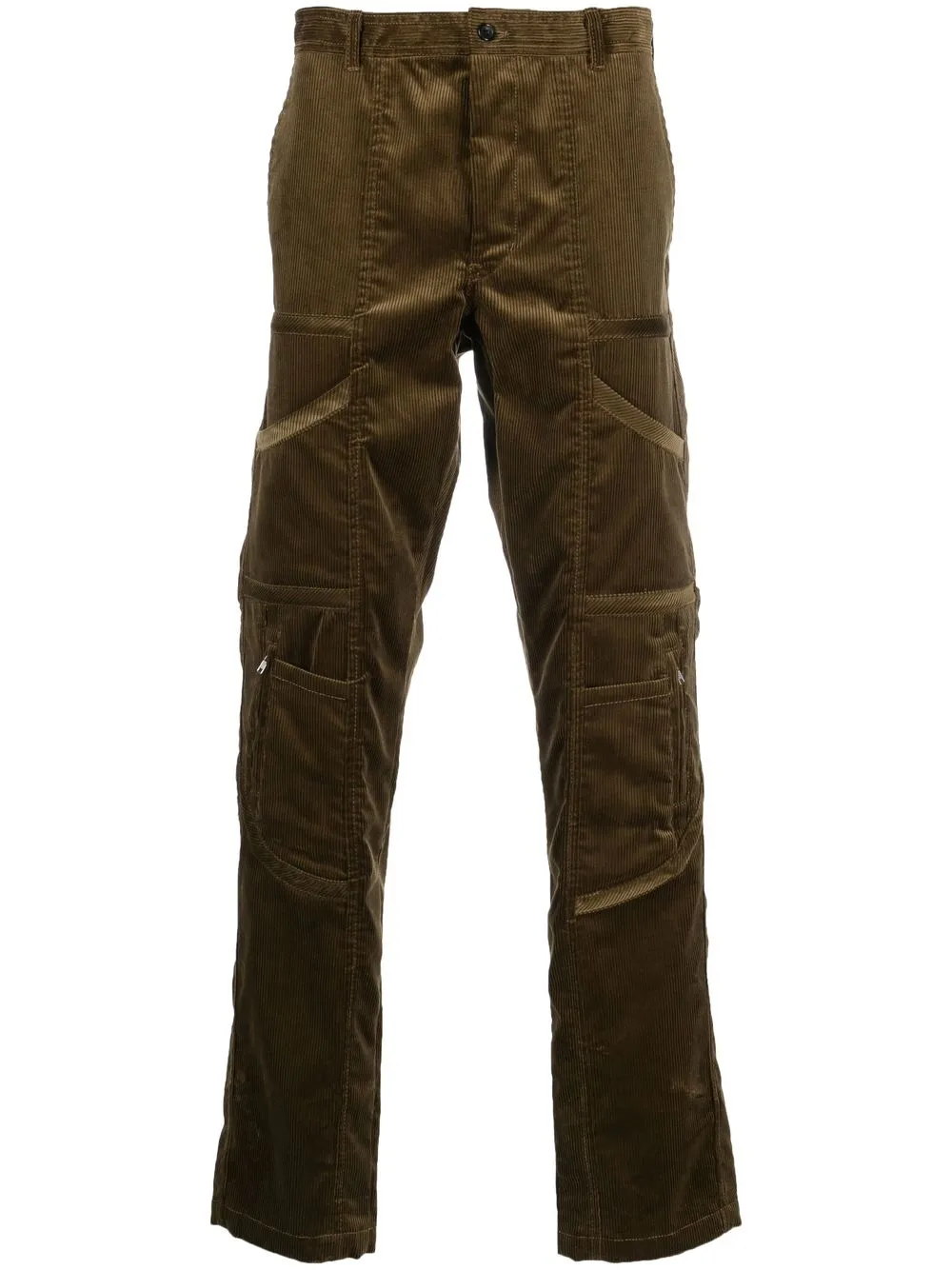 

Comme Des Garçons Shirt pantalones cargo de pana - Verde