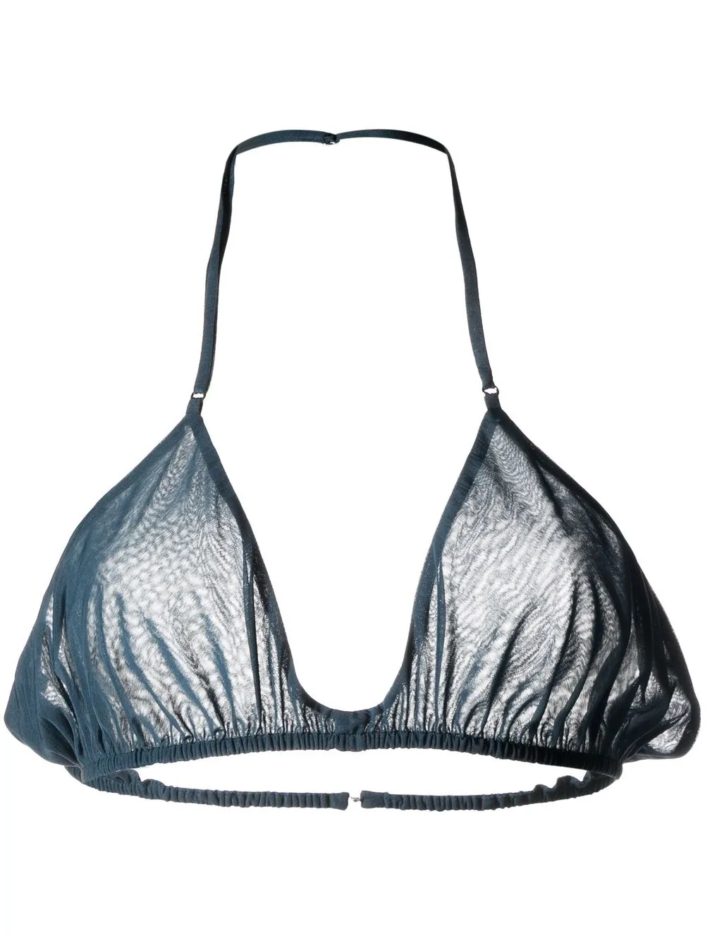 

Supriya Lele top estilo bralette semitransparente - Azul