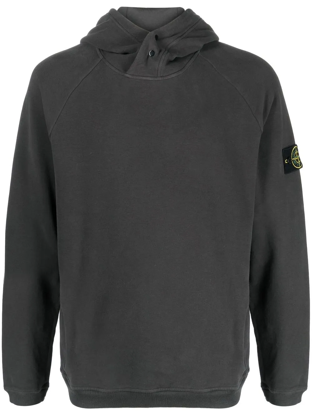 

Stone Island logo-patch hoodie - Grey