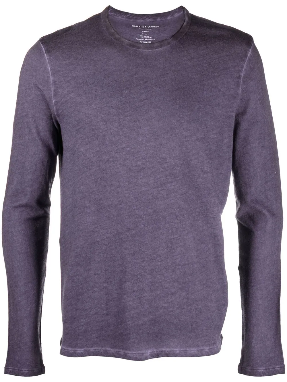 

Majestic Filatures dyed long-sleeved T-shirt - Purple