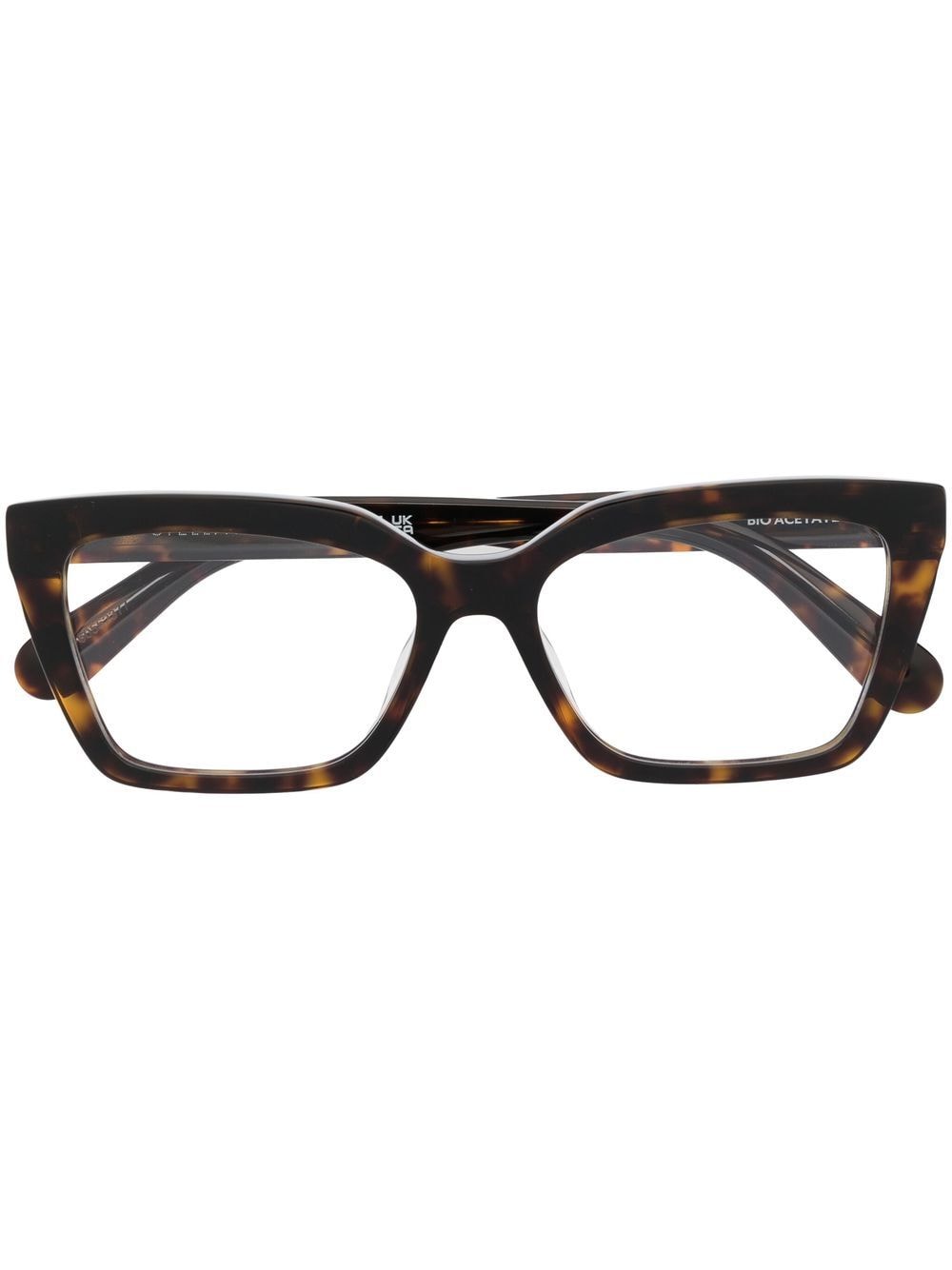 Stella McCartney Eyewear Cat-Eye-Brille In Schildpattoptik - Farfetch