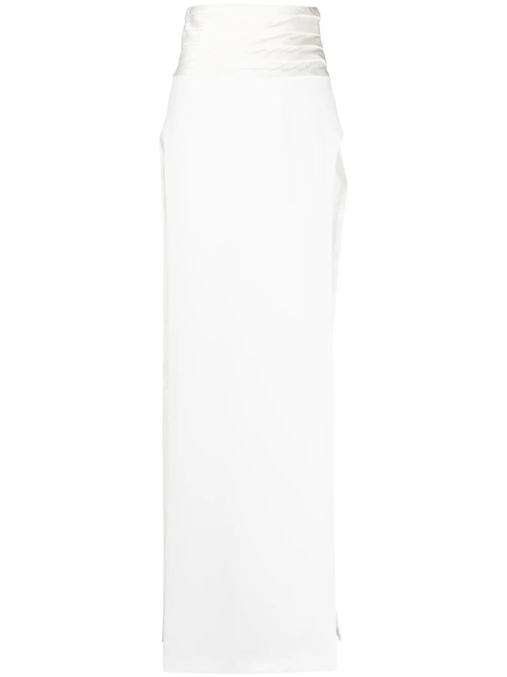 

Mônot side-slit maxi skirt - White