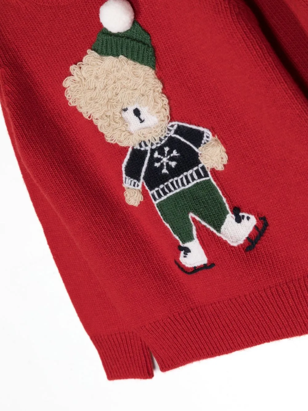 Intarsia-Logo Wool Sweater
