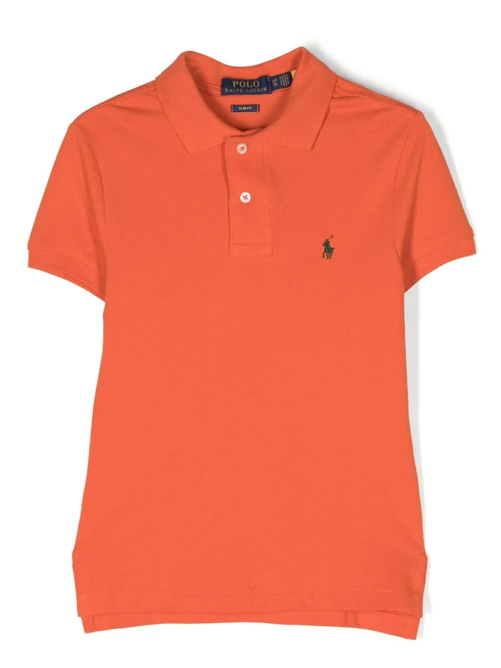 

Ralph Lauren Kids playera tipo polo con logo bordado - Naranja