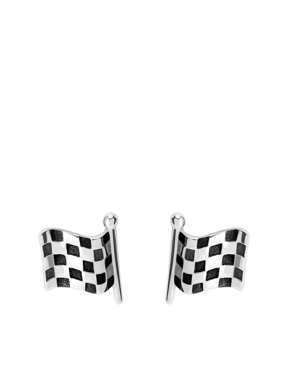 

TANE México 1942 aretes Racing - Plateado