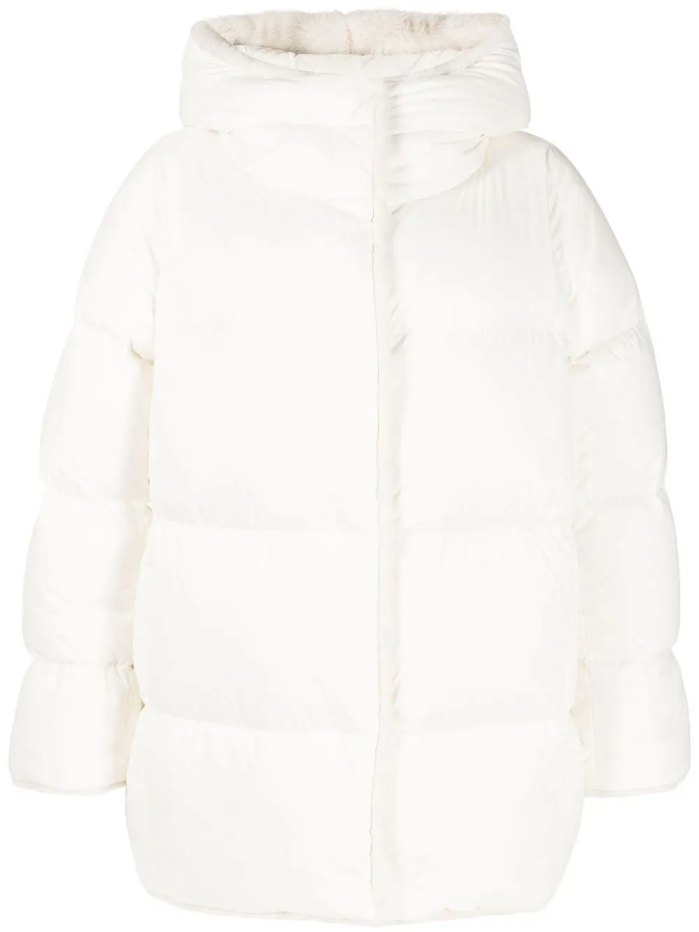 

Herno LS hooded puffer coat - White