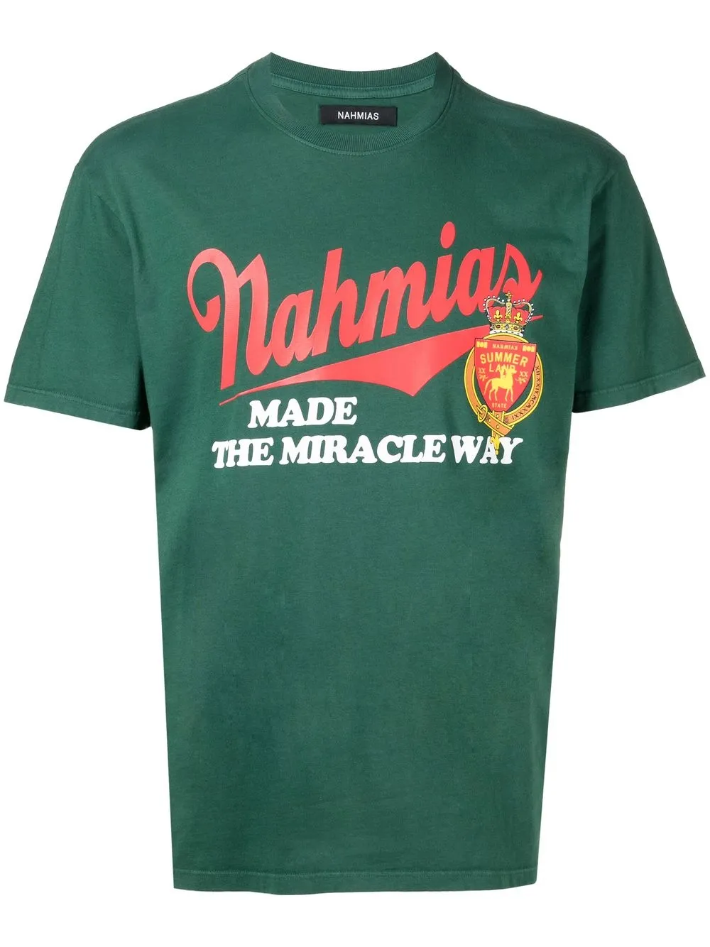 

Nahmias Miracle Way graphic-print T-shirt - Green