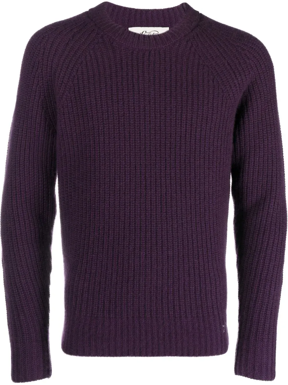 

Valstar embroidered-logo cashmere jumper - Purple