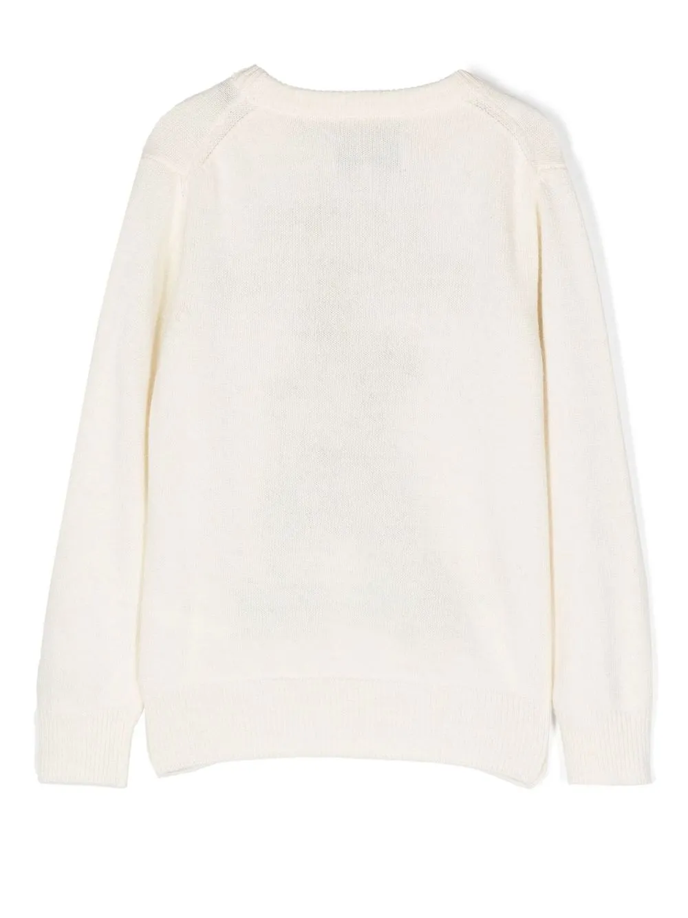 MC2 Saint Barth Kids Intarsia trui - Wit