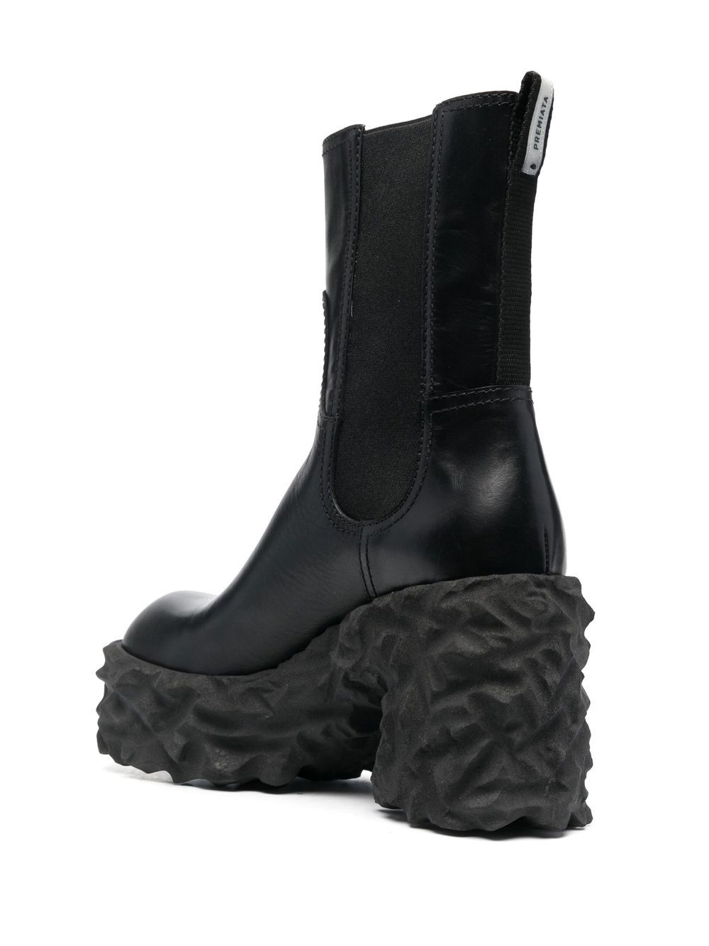Shop Premiata 95mm Chunky-block Heel Boots In Black