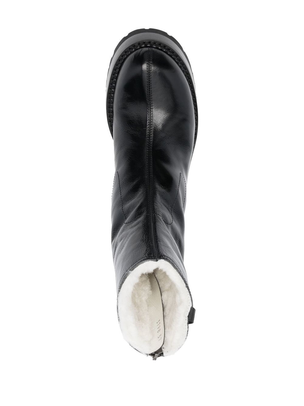 Shop Premiata 80mm Block-heel Ankle Boots In Black