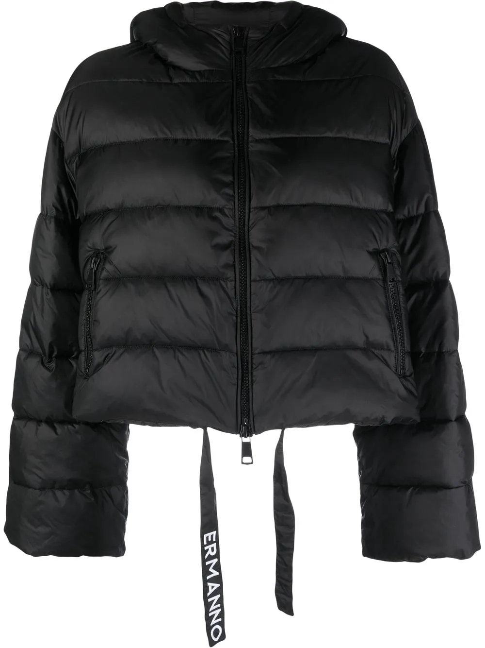 

ERMANNO FIRENZE padded zip-up jacket - Negro