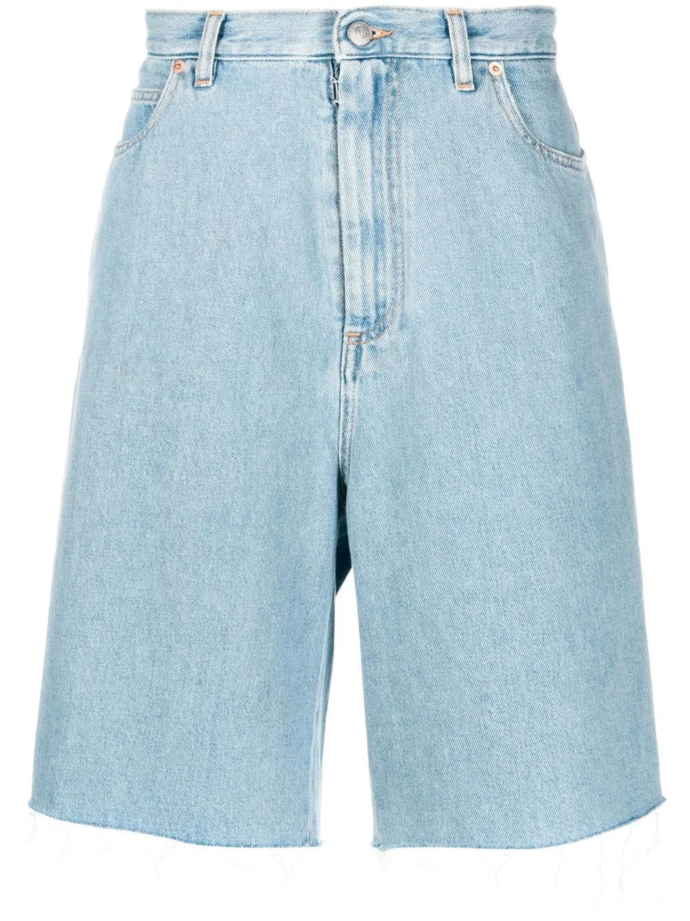 

MM6 Maison Margiela stonewash denim shorts - Blue