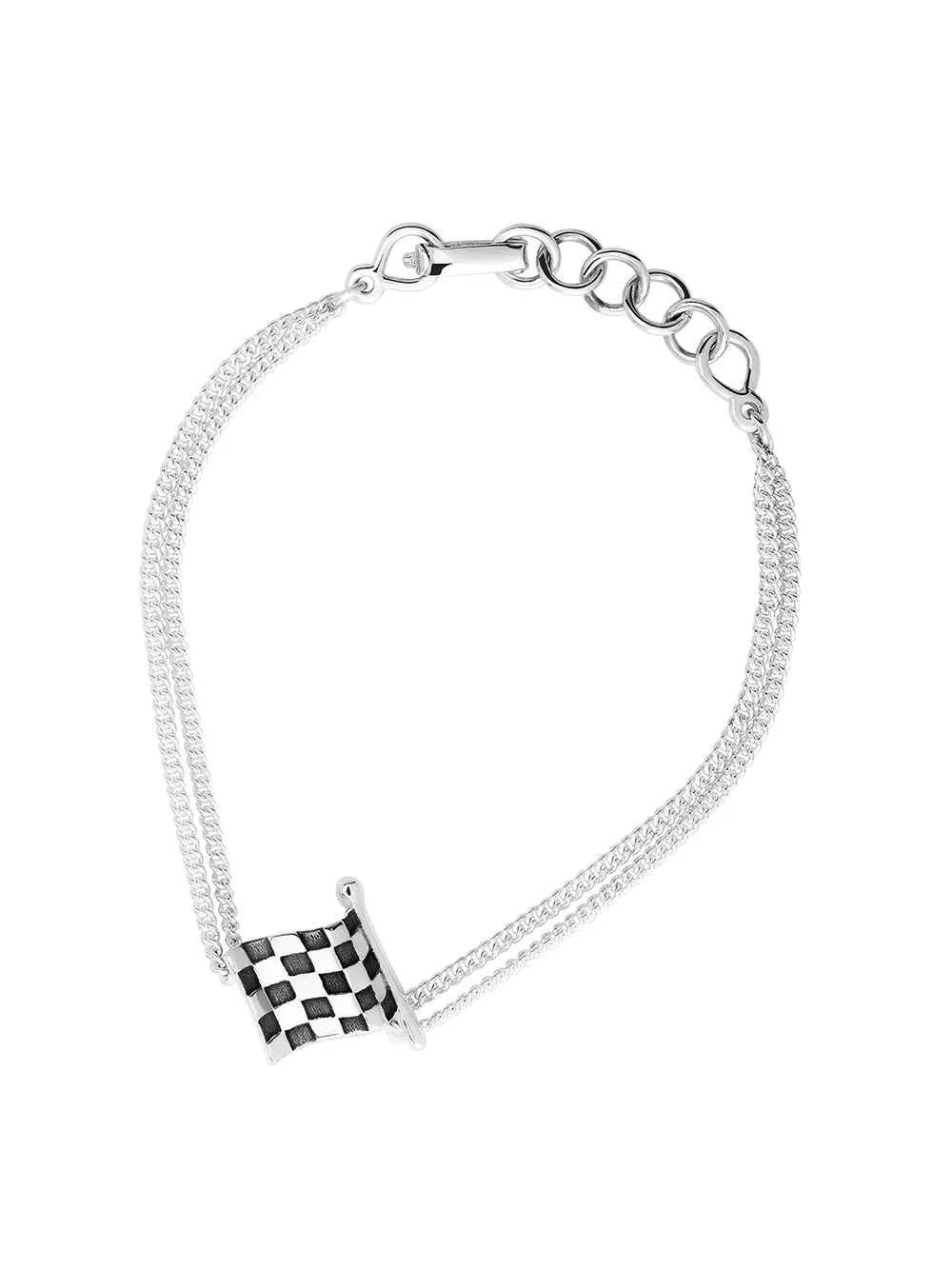 

TANE México 1942 pulsera Racing Flag - Plateado