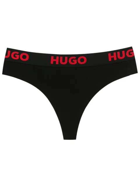 HUGO Calcinha Sporty com logo