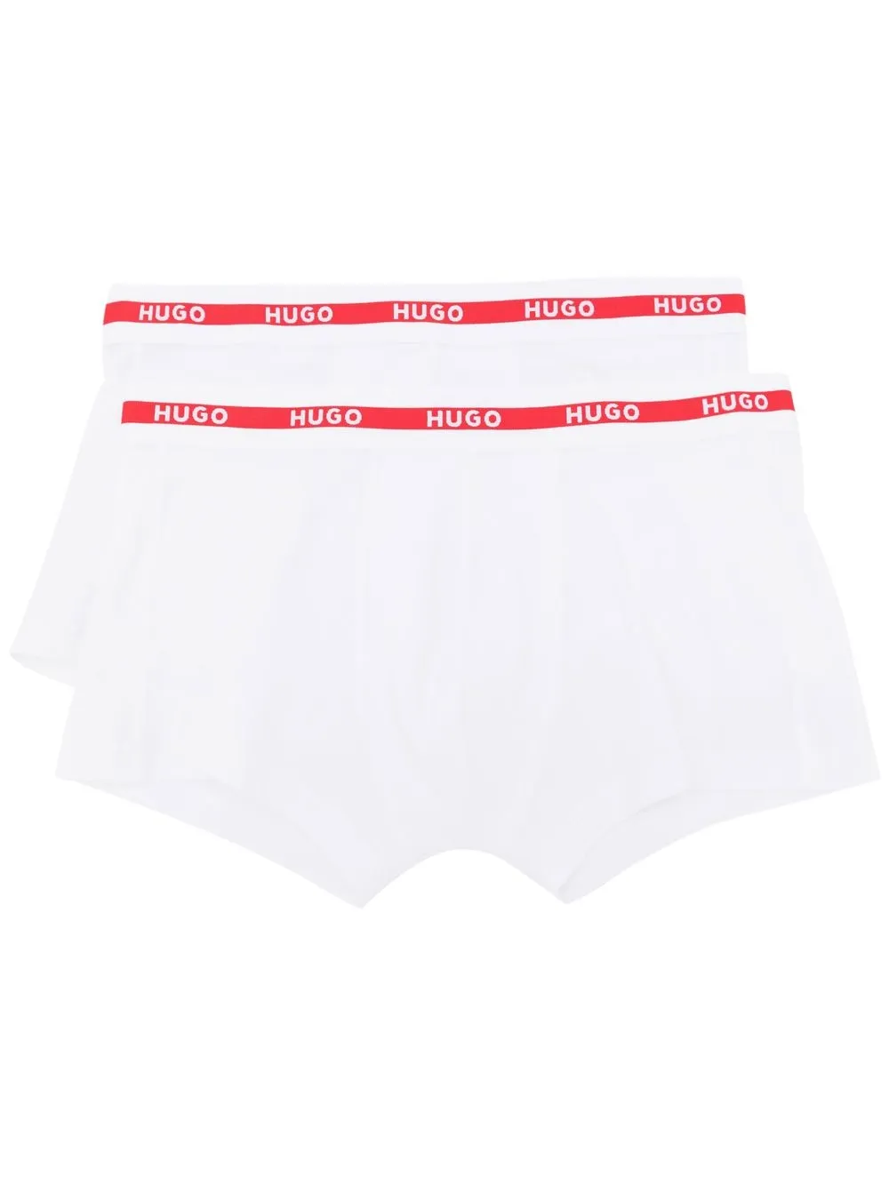 HUGO Kit 2 cuecas boxer com logo | Branco | Image 1