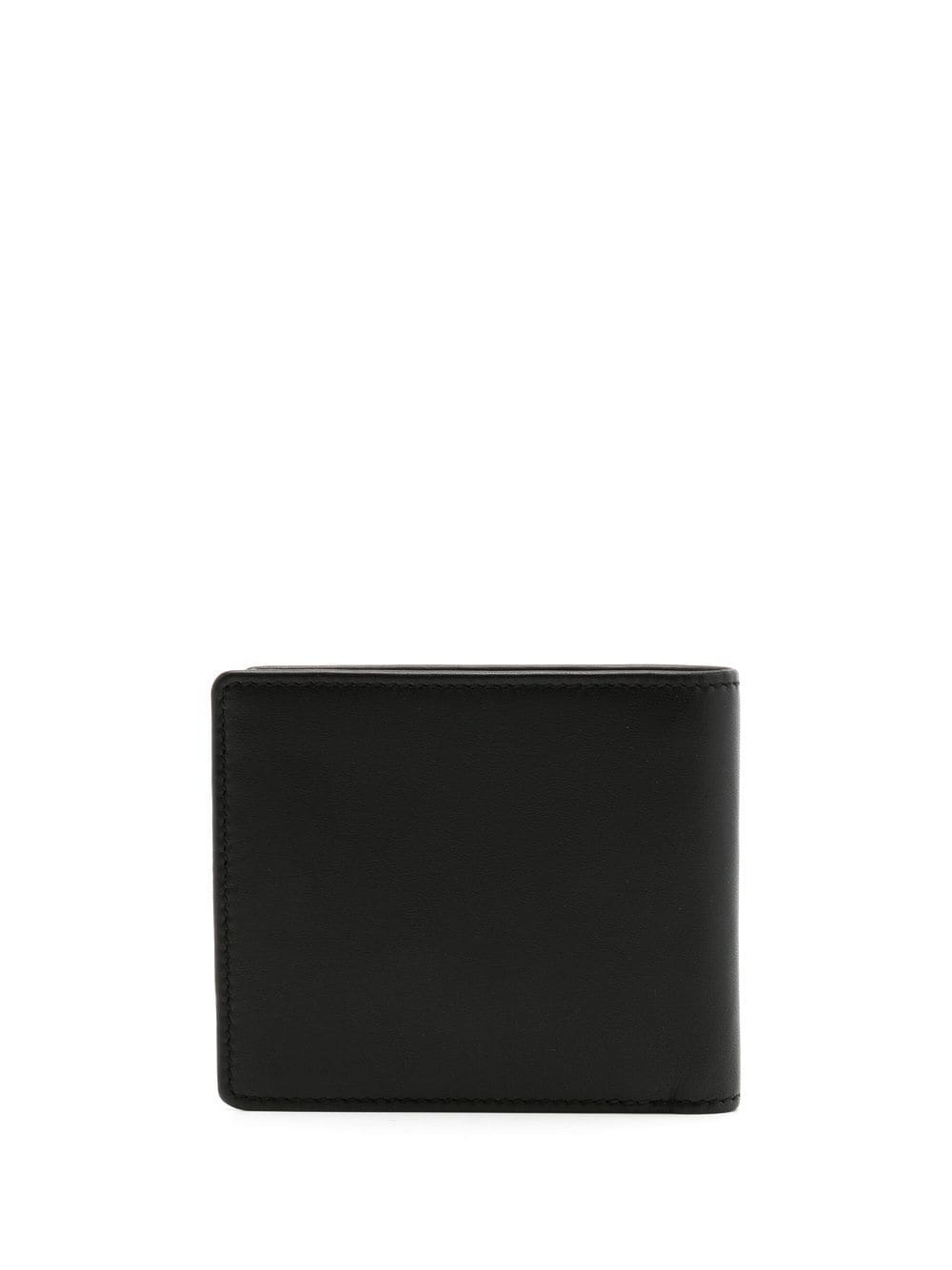 Shop Hugo Subway Leather Bi-fold Wallet In Black