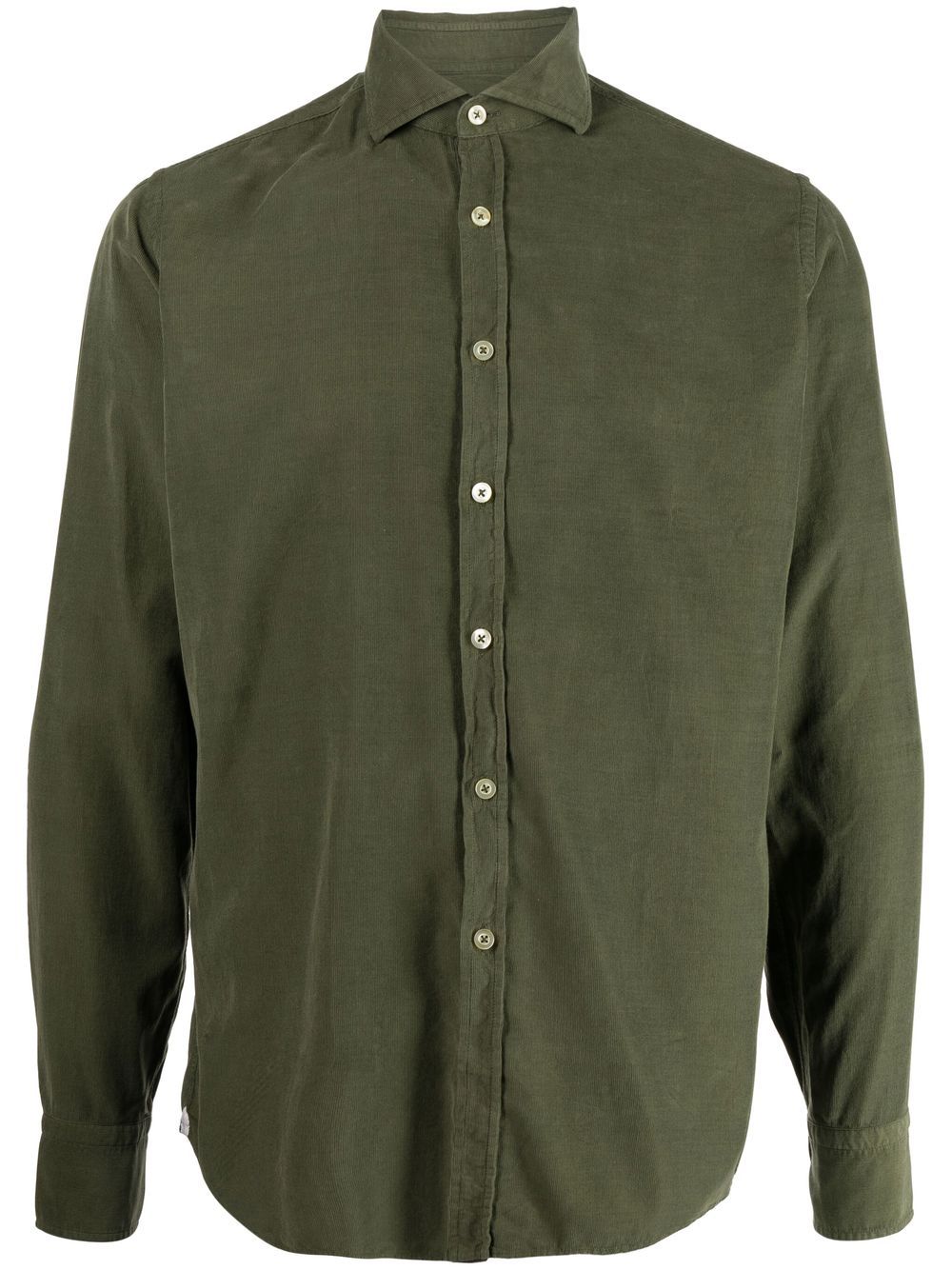 

Man On The Boon. cotton corduroy shirt - Green