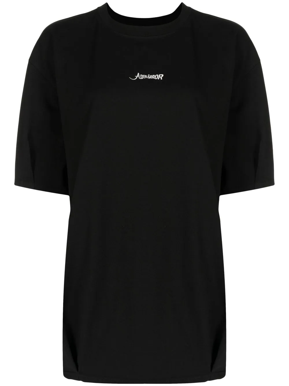 

Ader Error playera Verif oversize con logo bordado - Negro