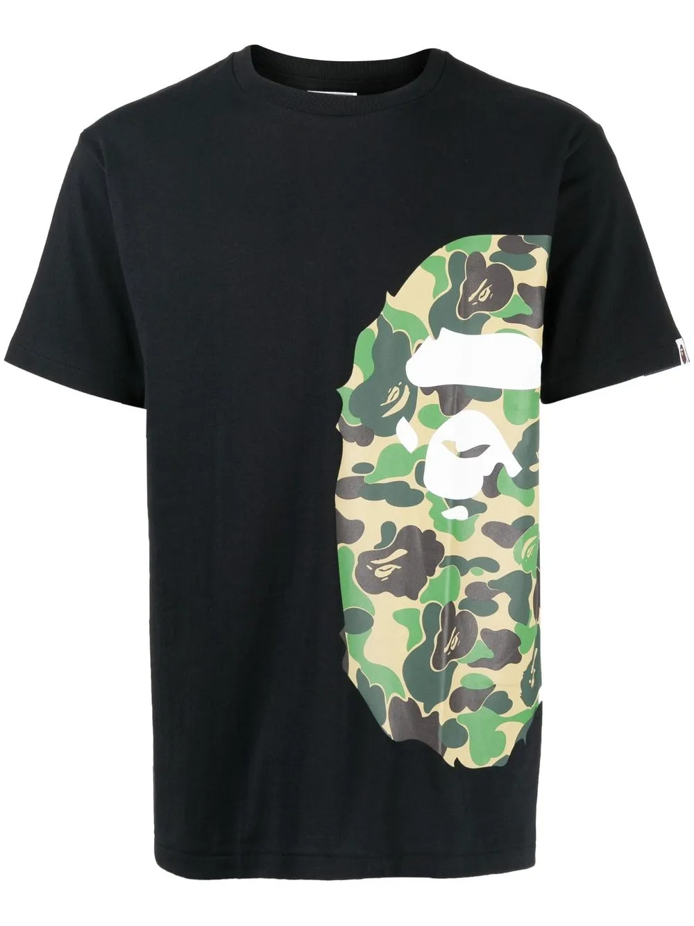 

A BATHING APE® playera con logo estampado - Negro