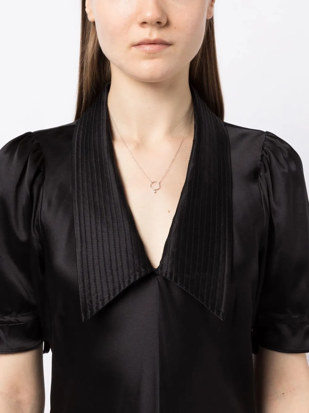 Swayta sha collier en or blanc 18ct à pendentif pavé de diamants | Image 2