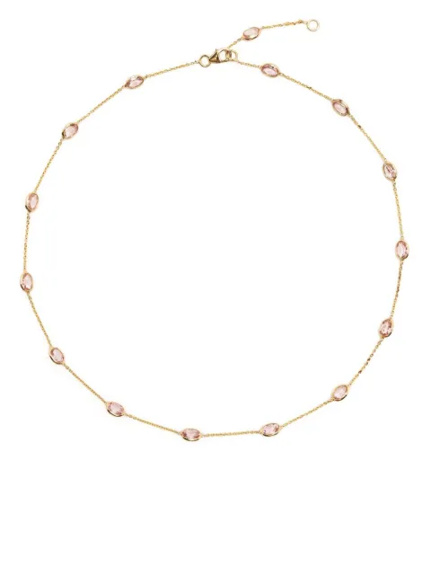 Swayta sha 18kt yellow gold morganite necklace