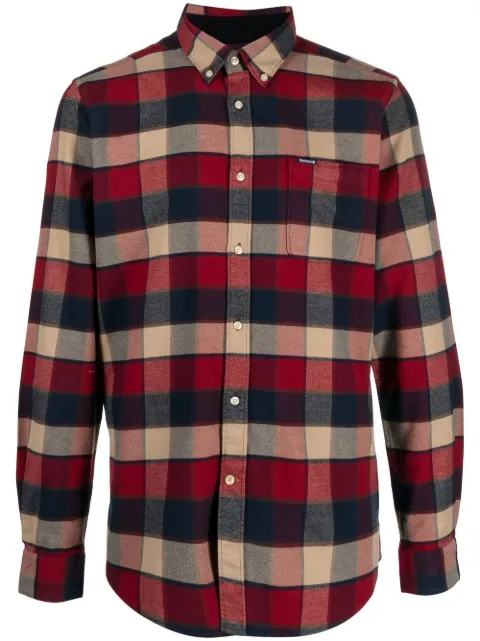 Barbour check print shirt