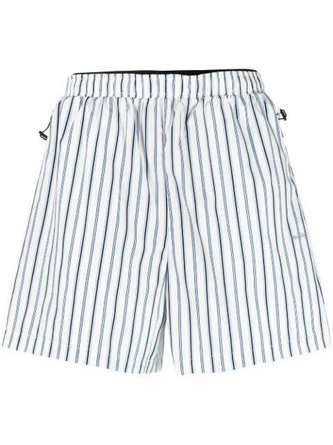 Soulland - Mateo stripe-pattern shorts