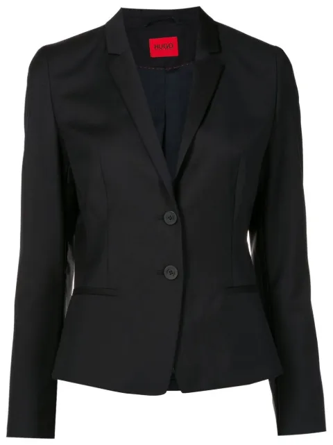 HUGO Blazer Afrona com abotoamento simples