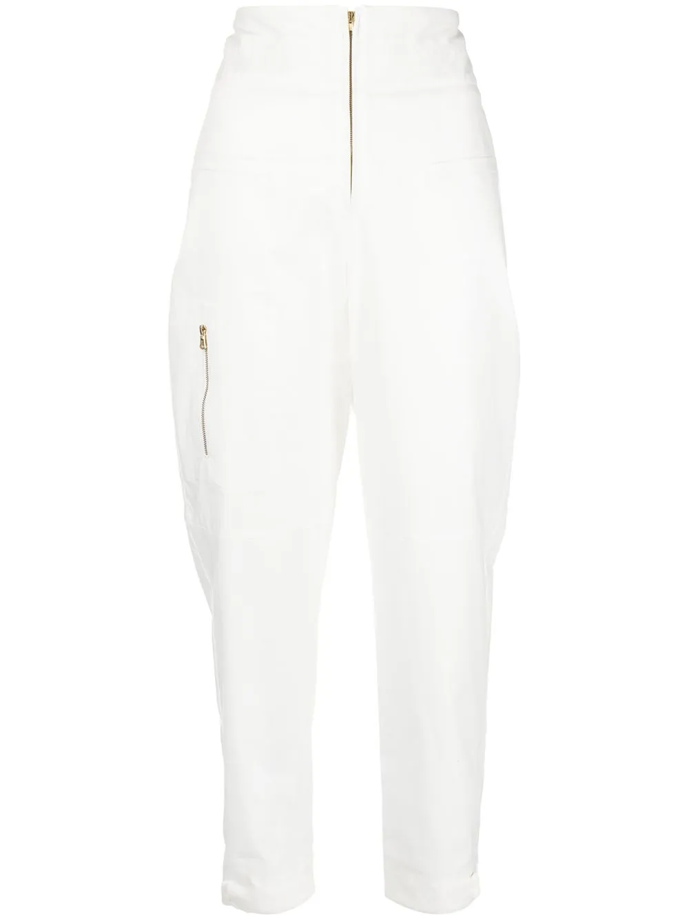 

MANNING CARTELL cropped cargo trousers - White