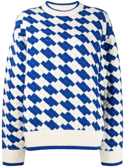 Ader Error patterned woollen jumper
