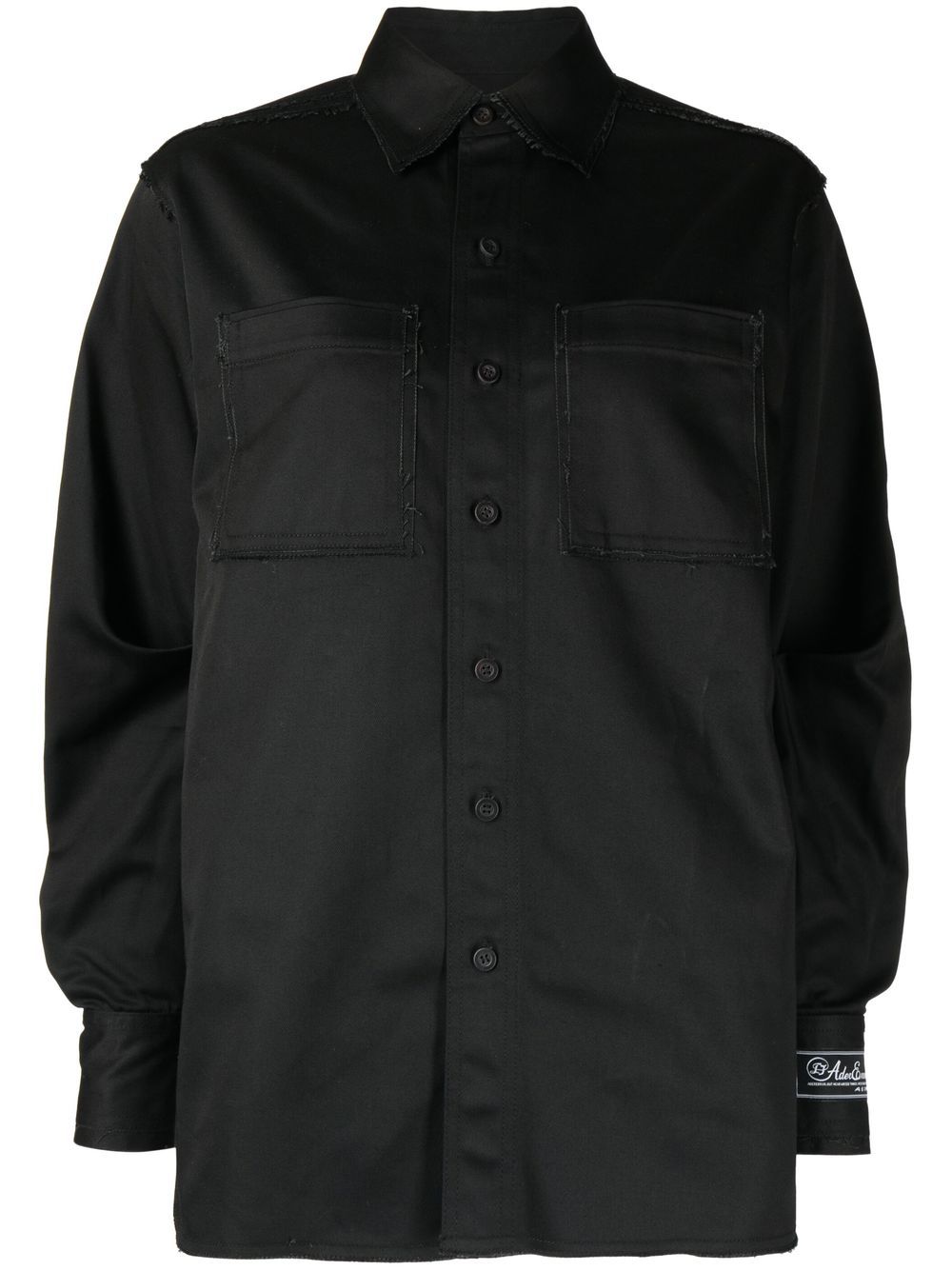 

Ader Error logo-patch long-sleeve shirt - Black