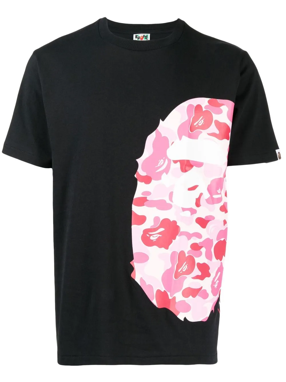 

A BATHING APE® playera con logo estampado - Negro