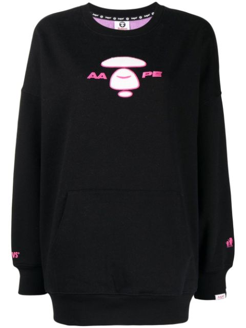 AAPE BY *A BATHING APE logo-print sweatshirt Women