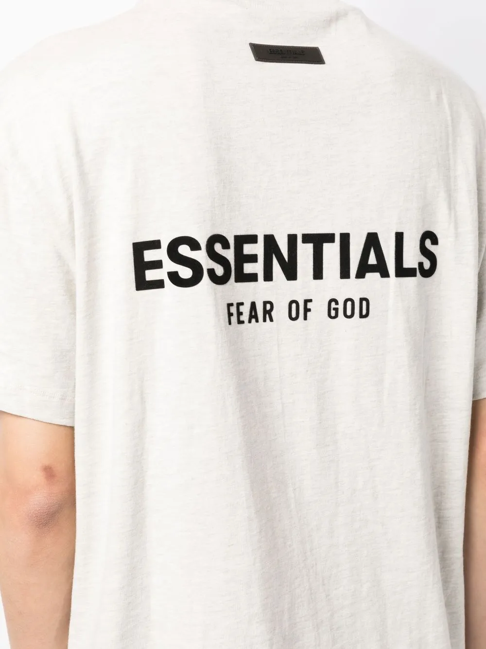 Essentials T-shirt Mit Logo-print In Grey
