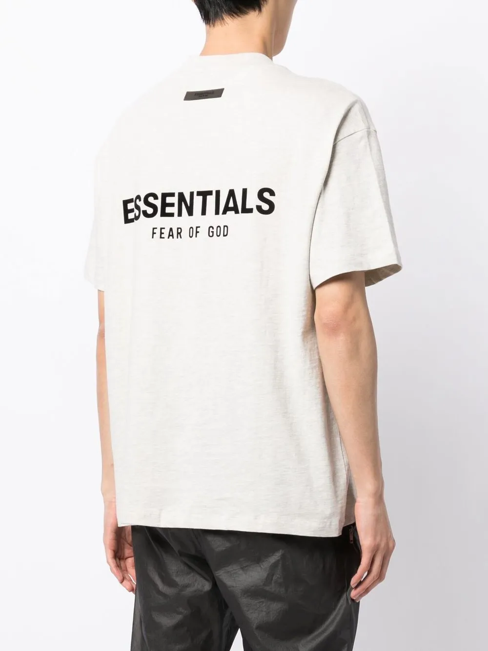 Essentials T-shirt Mit Logo-print In Grey