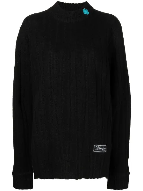 Ader Error logo-patch knitted jumper