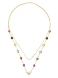 Swayta sha 18kt yellow gold gemstone necklace - Multicolour