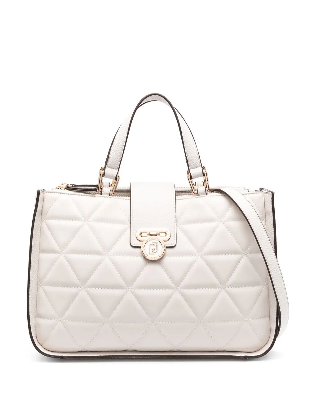 

LIU JO diamond-quilt tote bag - Neutrals