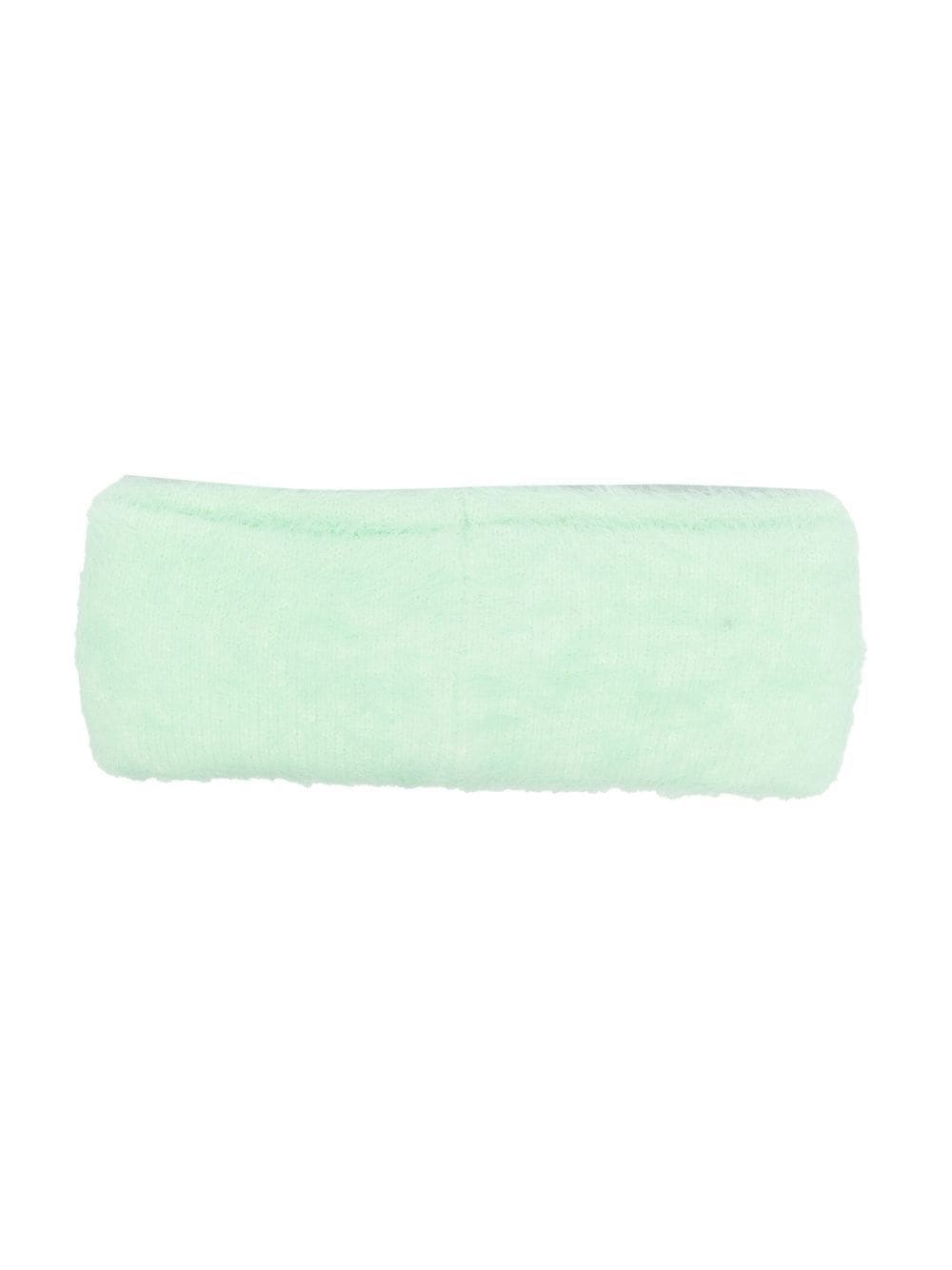 Off-White Haarband met geborduurd logo - Groen