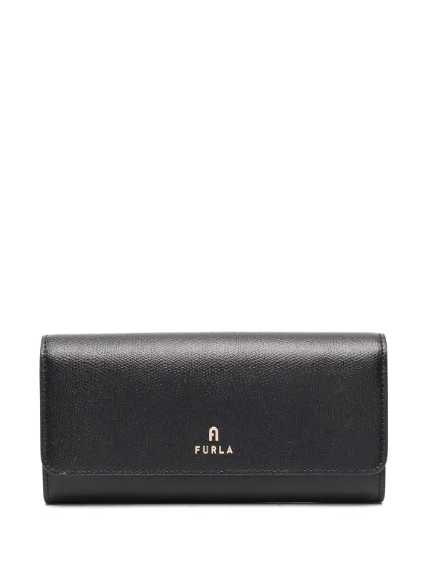 Furla Camelia Continental XL logo-plaque Grained Leather Wallet