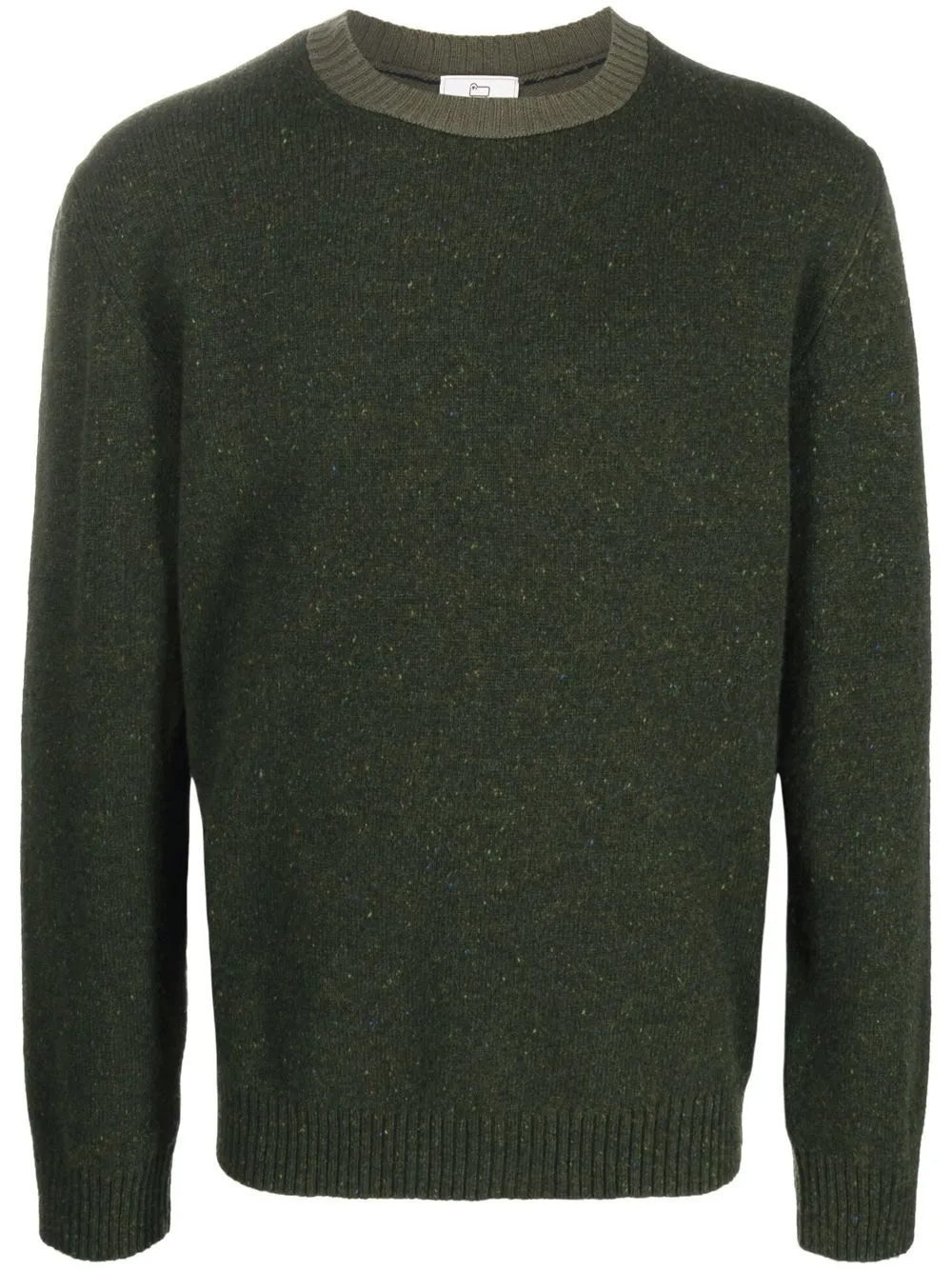 

Woolrich panelled wool jumper - Green