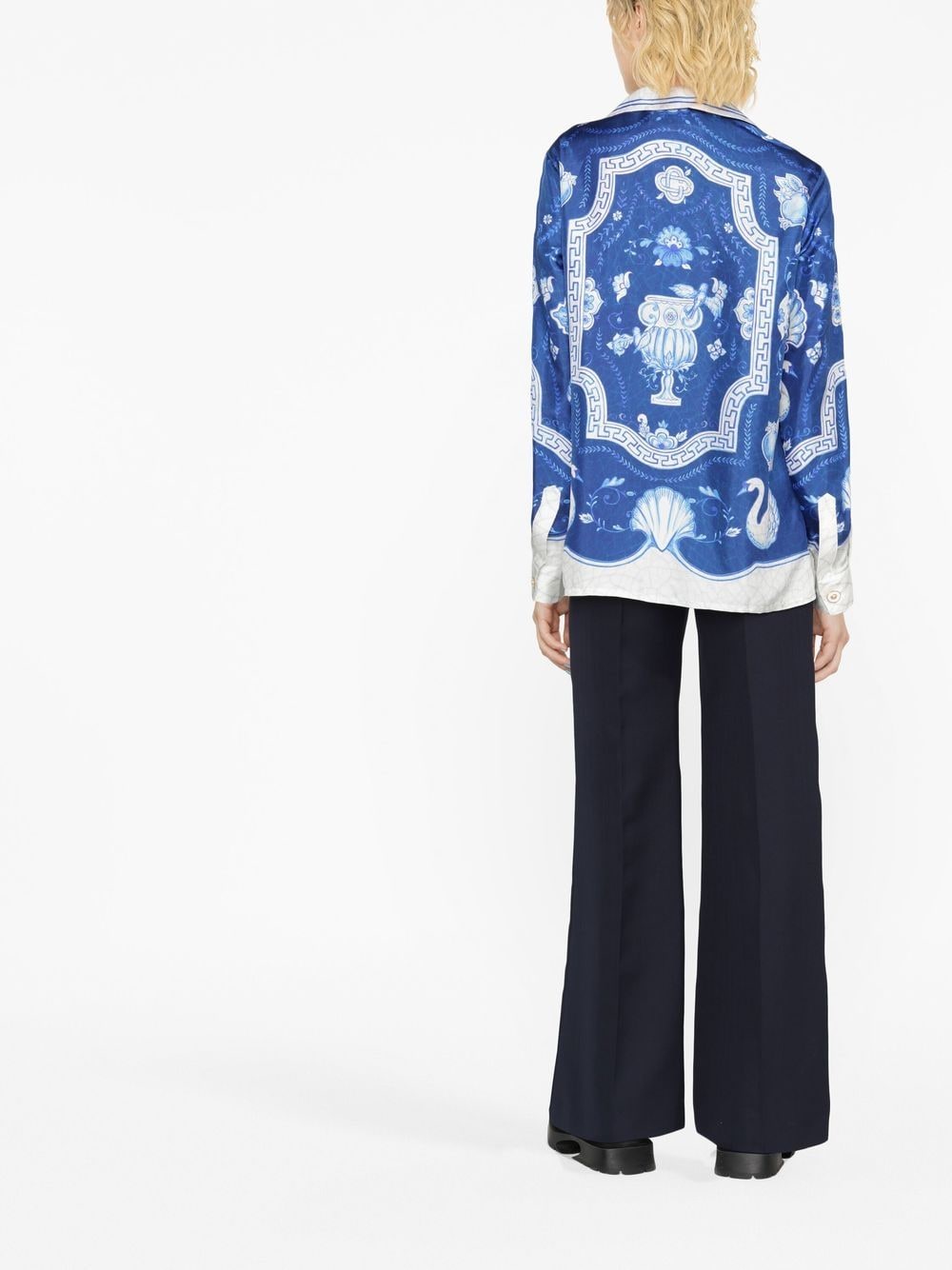 Casablanca Plat A Dessert Silk Shirt - Farfetch