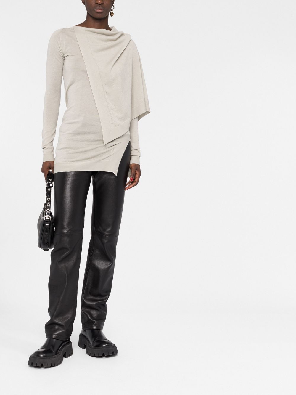 Rick Owens Gebreide top - Beige